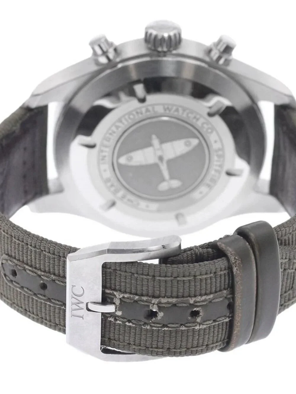 IWC SCHAFFHAUSEN Pilot watch spit fire IW387901 Chronograph AT Men's_973380